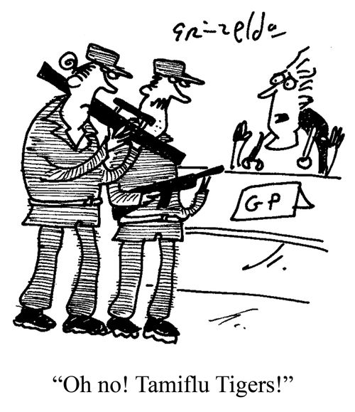 'Oh no! Tamiflu Tigers!'