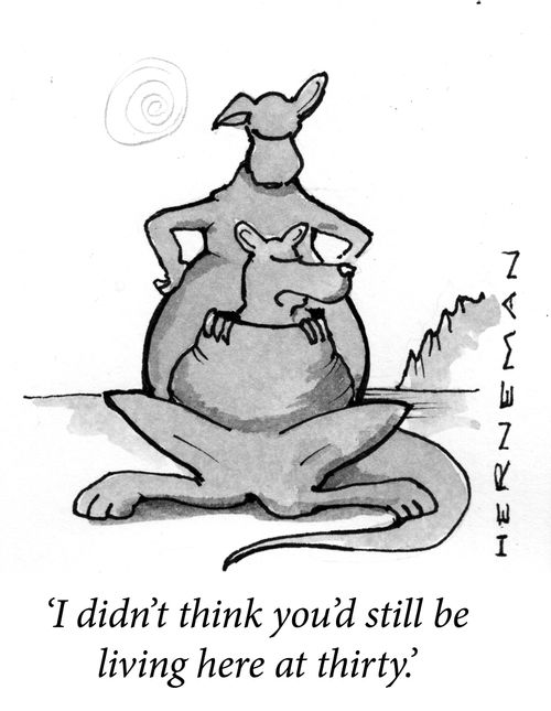 "I didn't think you'd still be here at thirty."