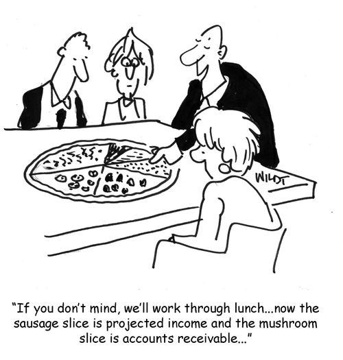 If you don't mind, we'll work through lunch...