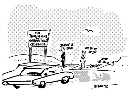 Narcoleptics Crossing.
