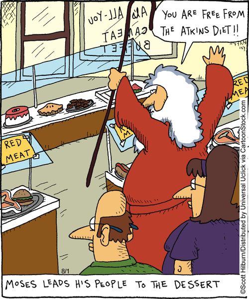 Moses leads his people to the dessert.
