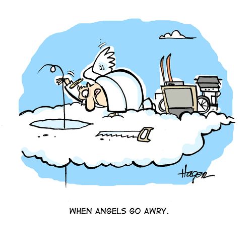 When angels go awry.