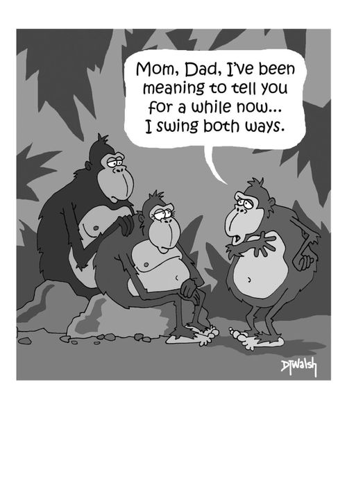"Mom, Dad, I've been meaning to tell you for a while now...I swing both ways."