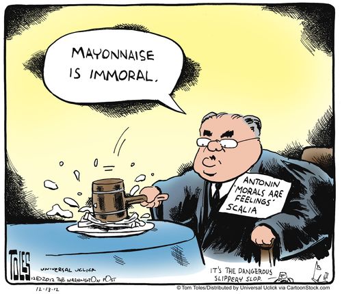 'Mayonnaise is immoral.'