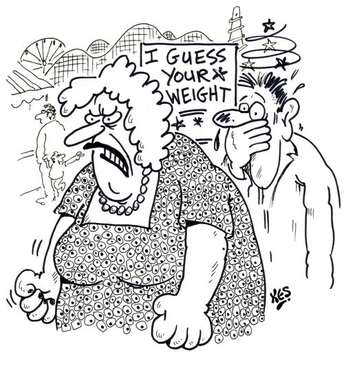 Woman punches man for wrongly  guessing her weight.