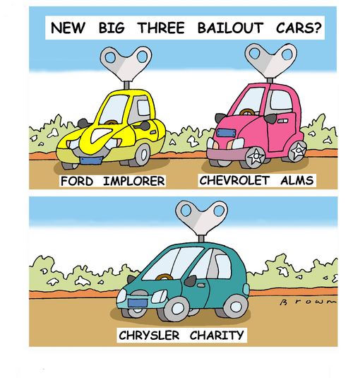 New Big Three bailout cars?