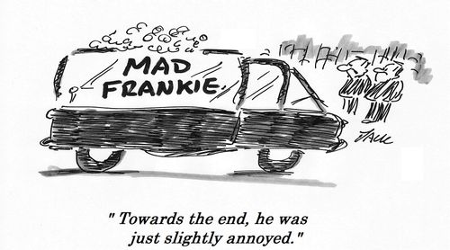 "Towards the end, he was just slightly annoyed."