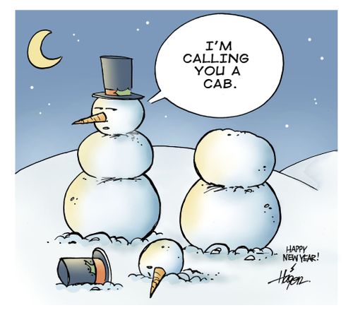 'I'm calling you a cab.'