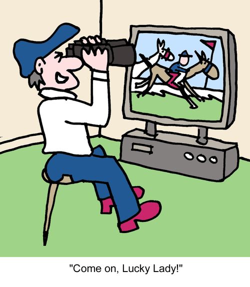 "Come on, Lucky Lady!"