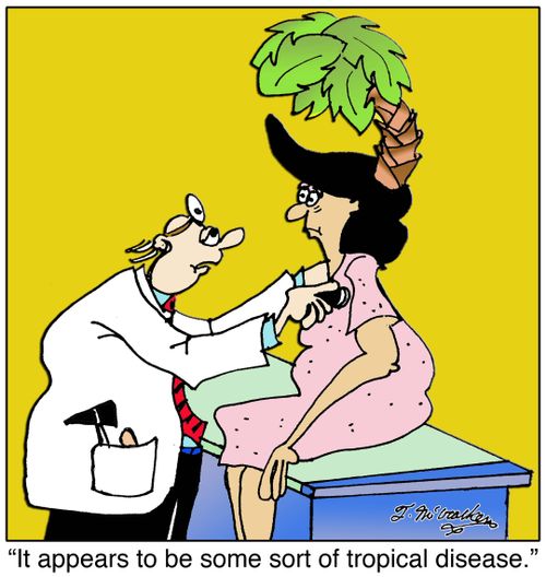 'It appears to be some sort of tropical disease.'