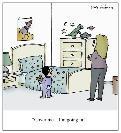 'Cover me... I'm going in.'