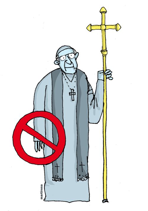 Pope Francis claims he was never a right-winger.