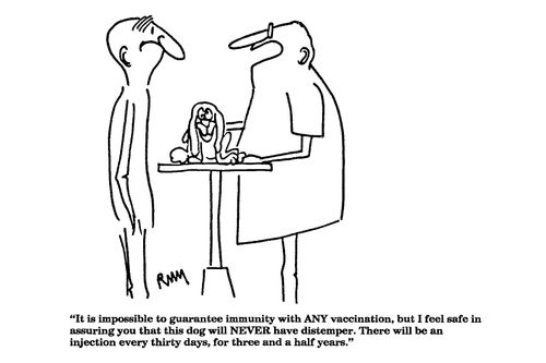 'It is impossible to guarantee immunity with ANY vaccination...'