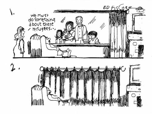 "We must do something about these refugees..."