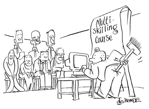 'Multi-skilling course.'
