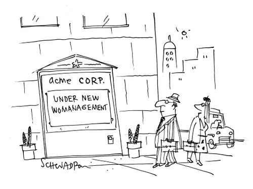 Under new Womanagement.