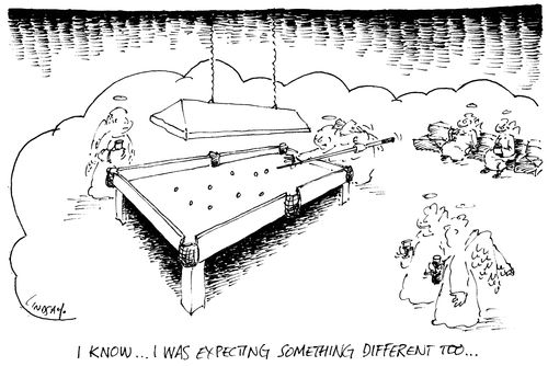 'I know...I was expecting something different too...'