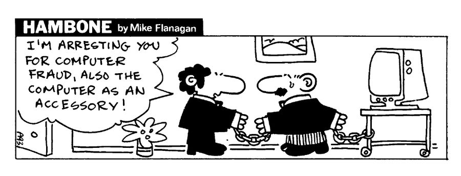 STRIP Hambone: Computer an accessory to computer fraud