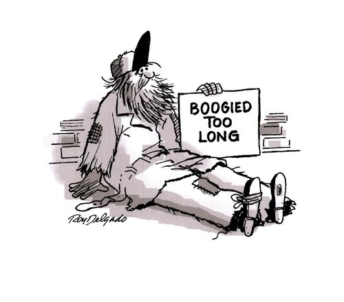 Boogied too long