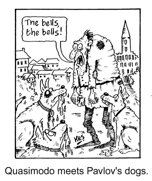 'Quasimodo meets Pavlov's dogs'