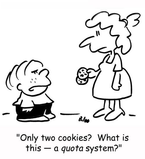 'Only two cookies? What is this -- a quota system?'