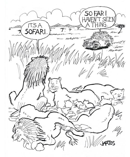 'So far I haven't seen a thing.'