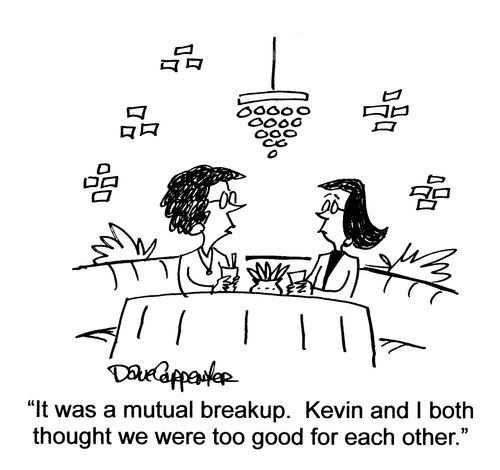 Mutual breakup.