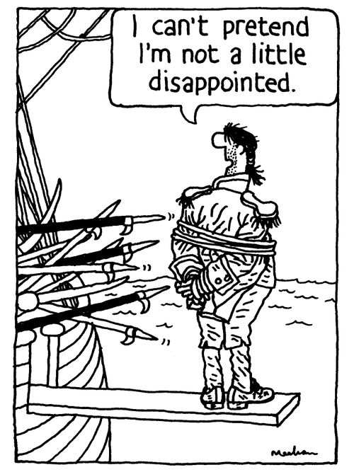 'I can't pretend I'm not a little disappointed.'