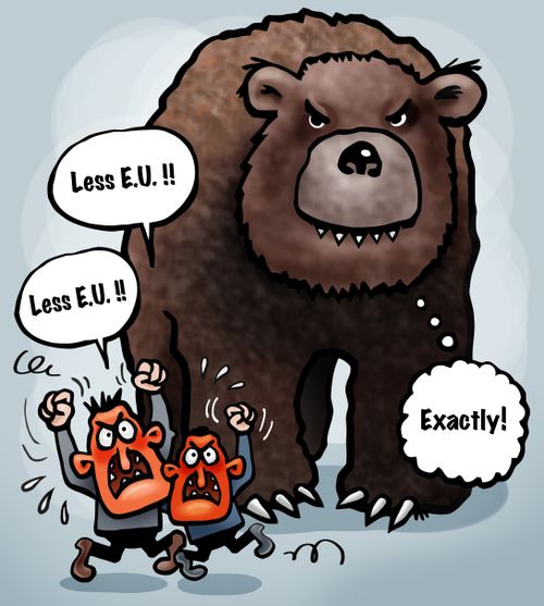 Less European Union brings threat of Russia.