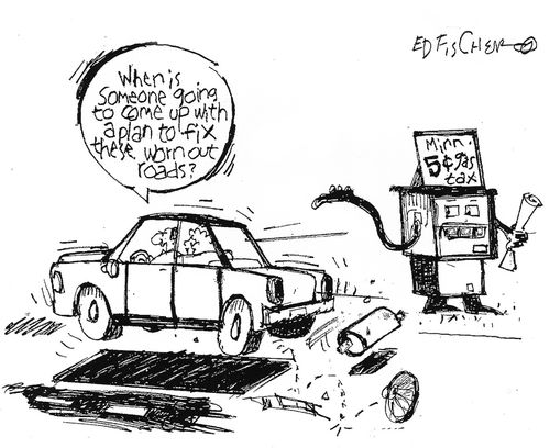 'When is someone going to come up with a plan to fix these worn out roads.'