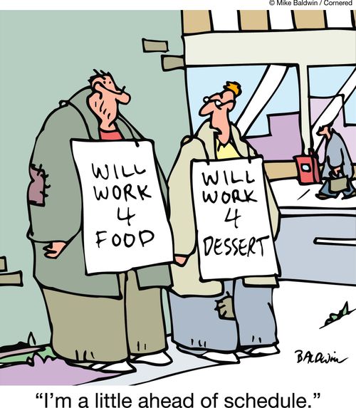 'I'm a little ahead of schedule.'