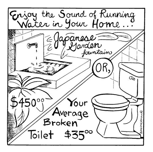 'Enjoy the sound of running water in your own home...'