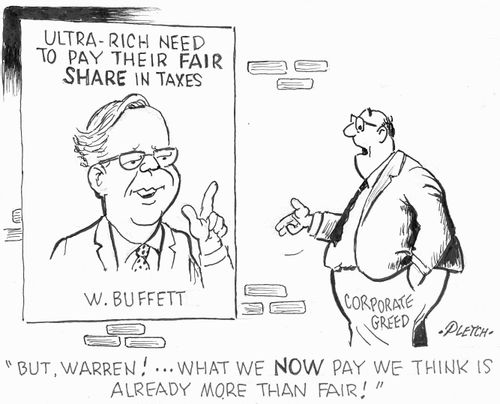 'But, Warren!....What we NOW pay we think is already more than fair!'