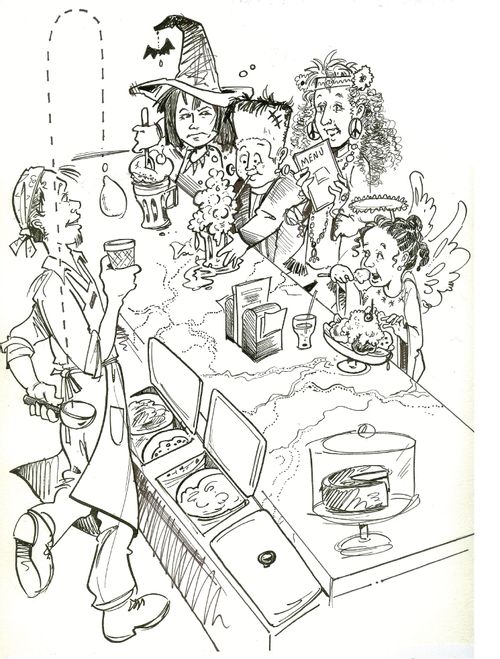 'Ice cream parlour.'