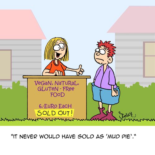 "It never would have sold as 'mud pie'."