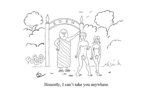 'Honestly, I can't take you anywhere.'