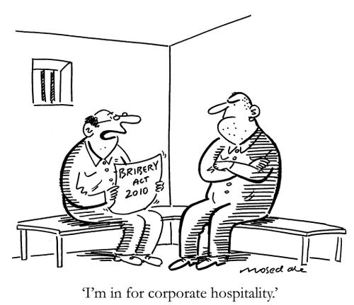 'I'm in for corporate hospitality.'