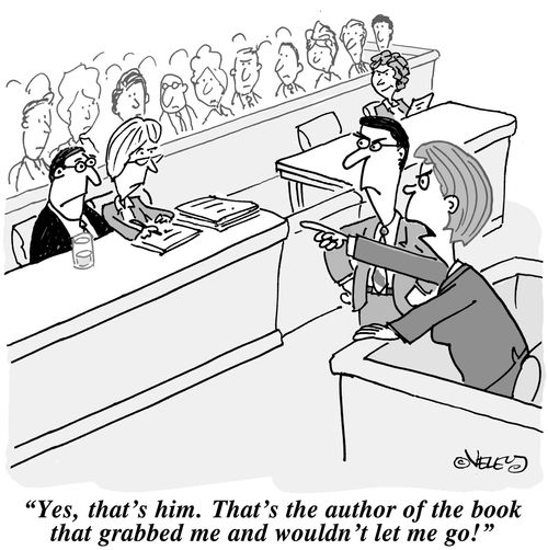 'Yes, that's him. That's the author of the book that grabbed me and wouldn't let go!'