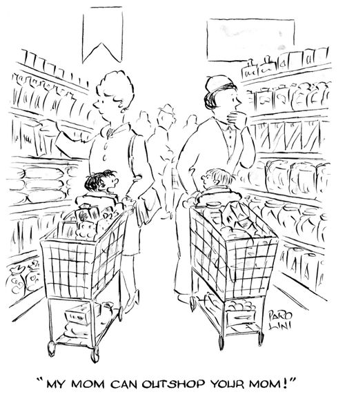 'My mom can outshop your mom!'