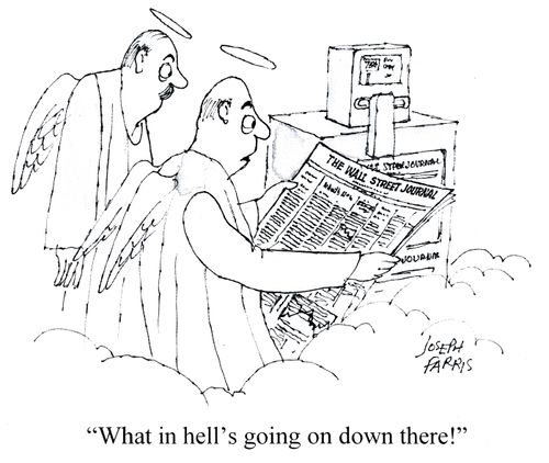 'What the hell's going on down there!'