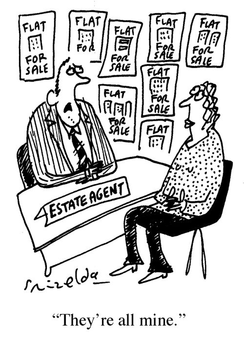 Estate Agent - 'They're all mine.'