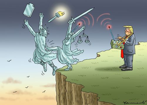 Trump's Justice Beats Lady Liberty