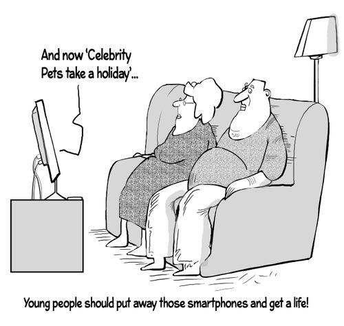 Young people should put away those smartphones and get a life!