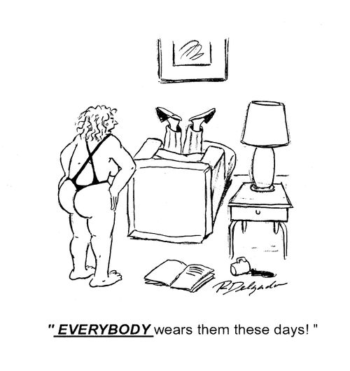 'Everybody wears them these days!'