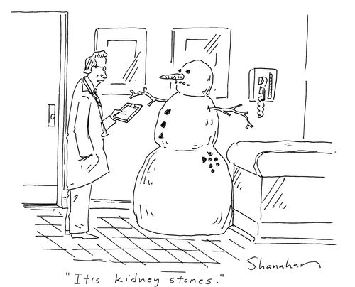 'It's kidney stones.'