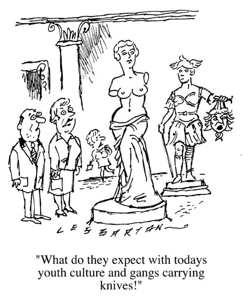 "what do they expect with youths carrying knives