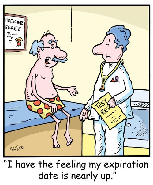 'I have the feeling my expiration date is nearly up.'