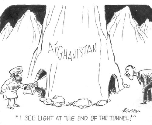 'I see light at the end of the tunnel!'