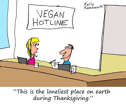 "This is the loneliest place on earth during Thanksgiving."