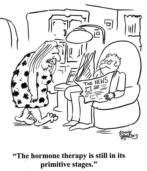 'The hormone therapy is still in its primitive stages.'